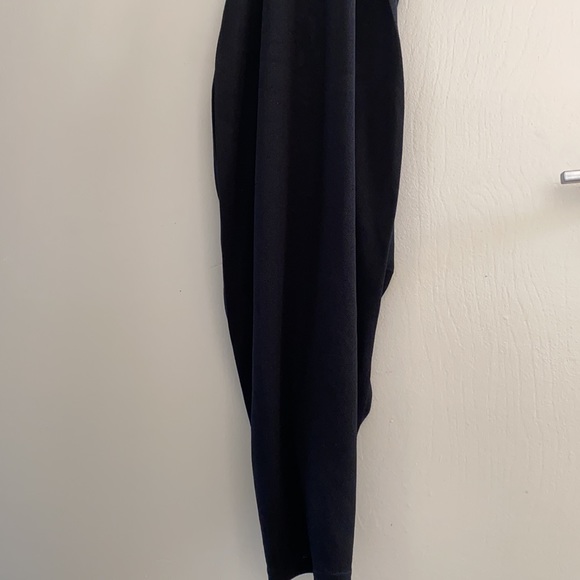 🩷🩵Pretty Little Thing - Black Strappy Ruched Midi Dress - Picture 7 of 9